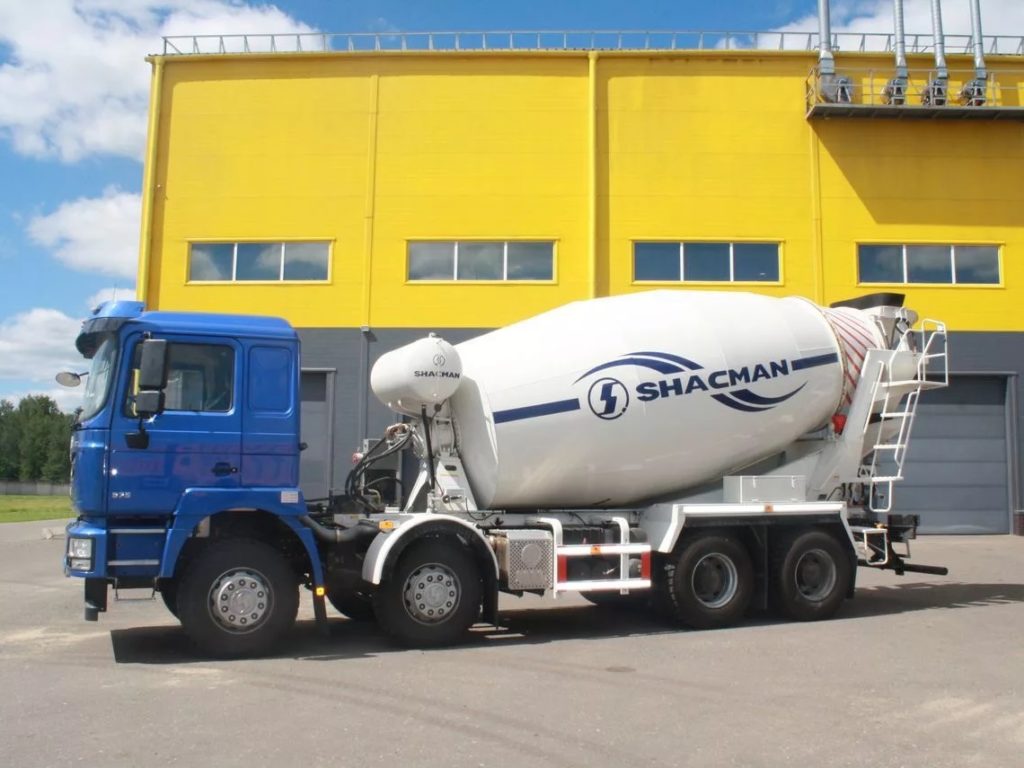 Автобетоносмеситель SHACMAN 8X4 F3000 SX5318GJBDT326 - ТТХ